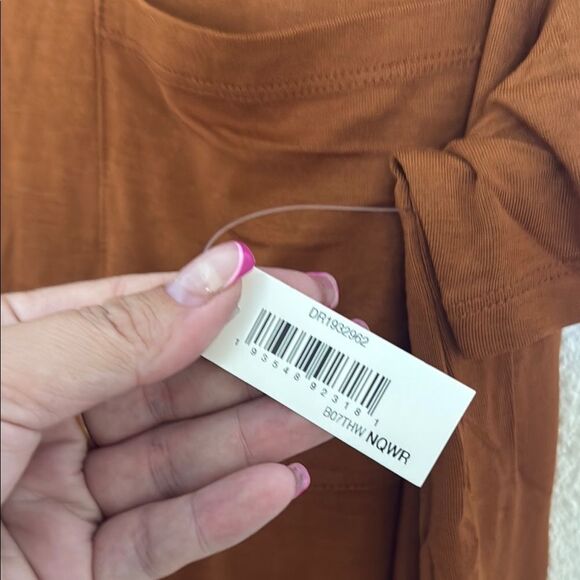 Daily Ritual-Tee shirt dress- Rich Brown-Size Medium - Picture 3 of 6